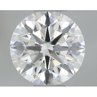 0.74 Carat Round H VS1 EX GIA Natural Diamond