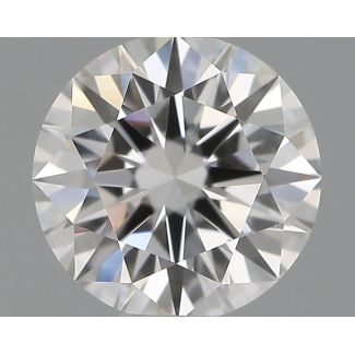 0.5 Carat Round F IF EX GIA Natural Diamond