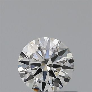 0.34 Carat Round H SI2 EX GIA Natural Diamond