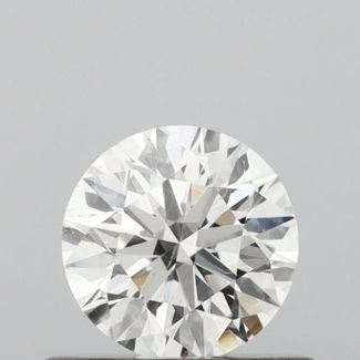 0.5 Carat Round I SI2 EX VG GIA Natural Diamond