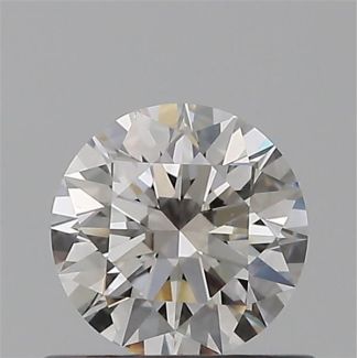 0.50 Carat Round F VVS2 EX VG GIA Natural Diamond