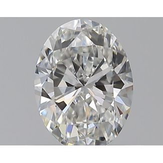 0.59 Carat Oval G VVS2 - EX GD GIA Natural Diamond