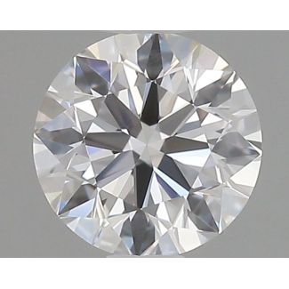 0.5 Carat Round D VVS2 EX GD GIA Natural Diamond