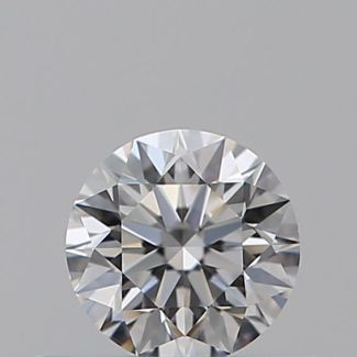 0.3 Carat Round D VVS2 EX GD GIA Natural Diamond