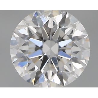 0.30 Carat Round D SI2 EX IGI Natural Diamond