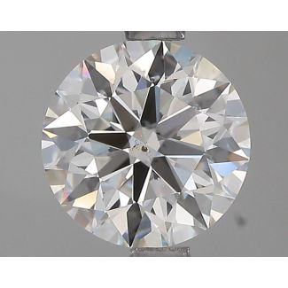 1.57 Carat Round F SI1 EX GIA Natural Diamond