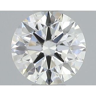 0.36 Carat Round F VS1 EX GIA Natural Diamond