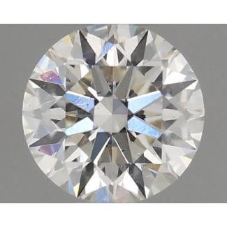 0.4 Carat Round H SI1 EX GIA Natural Diamond