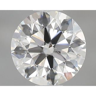 0.51 Carat Round G VS2 EX GIA Natural Diamond