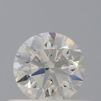 0.40 Carat Round J VVS2 VG EX GIA Natural Diamond