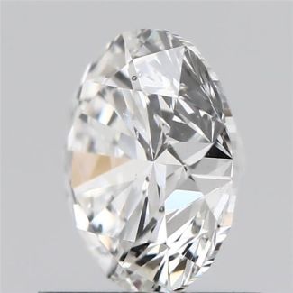 0.90 Carat Round F SI2 EX GIA Natural Diamond