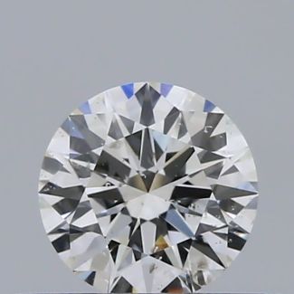 0.31 Carat Round G SI2 EX GIA Natural Diamond