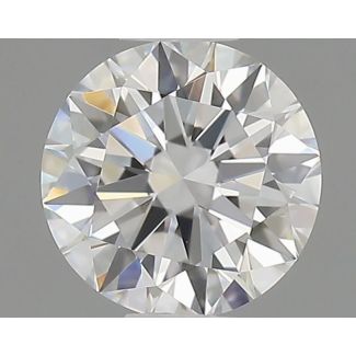 0.51 Carat Round E VVS2 EX GD GIA Natural Diamond