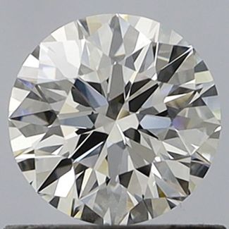 0.7 Carat Round F VVS2 EX VG GIA Natural Diamond