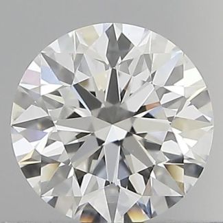 0.46 Carat Round E VVS1 EX GIA Natural Diamond