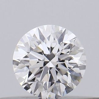 0.22 Carat Round E VVS1 EX GIA Natural Diamond