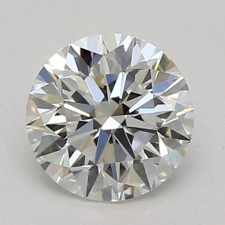 0.46 Carat Round D VVS1 VG EX GIA Natural Diamond