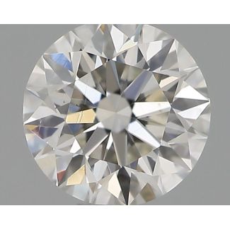 0.34 Carat Round F VS1 EX IGI Natural Diamond