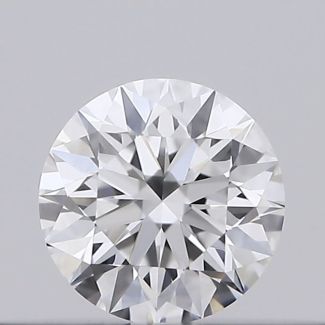 0.17 Carat Round D VS1 EX GIA Natural Diamond