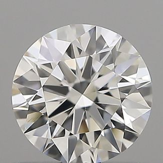 0.46 Carat Round F VVS1 EX GIA Natural Diamond