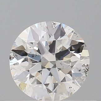 0.51 Carat Round G SI1 EX GIA Natural Diamond