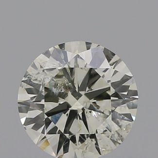 0.33 Carat Round J I2 G VG GIA Natural Diamond