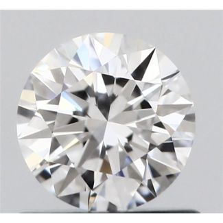 0.56 Carat Round D FL EX GIA Natural Diamond