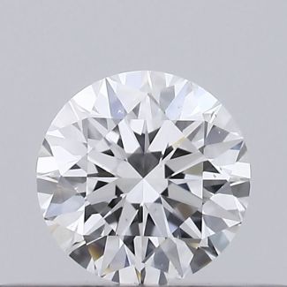 0.26 Carat Round D VS2 EX GIA Natural Diamond