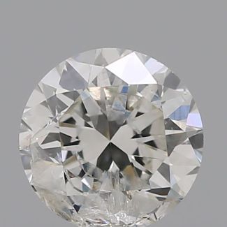 0.50 Carat Round I I3 GD VG GIA Natural Diamond