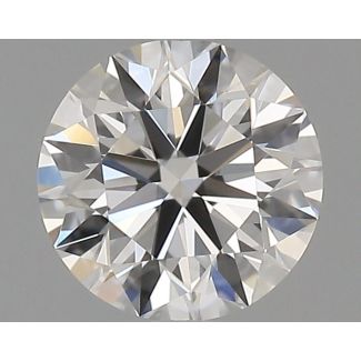 0.36 Carat Round D VVS1 EX GIA Natural Diamond