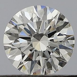 0.32 Carat Round D VVS2 EX GIA Natural Diamond