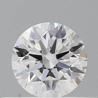 0.38 Carat Round E VVS1 EX GIA Natural Diamond