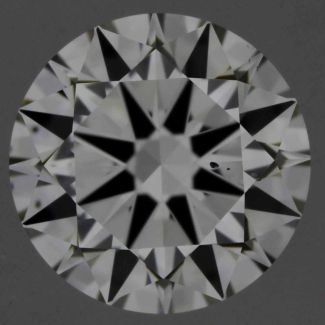 0.50 Carat Round J SI1 EX GIA Natural Diamond