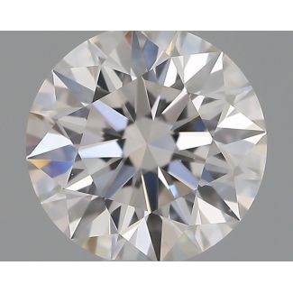 0.61 Carat Round H VVS1 EX GIA Natural Diamond