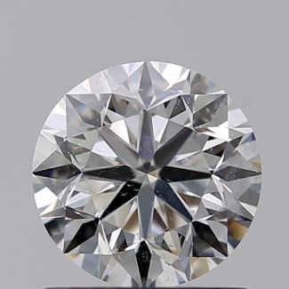 0.91 Carat Round E SI2 VG EX GIA Natural Diamond