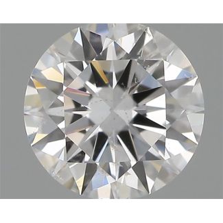 0.40 Carat Round D SI2 EX VG GIA Natural Diamond