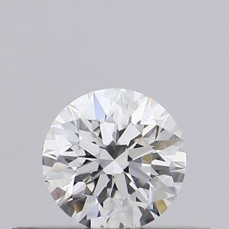 0.24 Carat Round G VVS1 EX GIA Natural Diamond