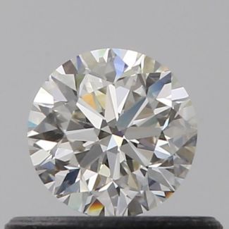 0.41 Carat Round I VVS2 VG EX GIA Natural Diamond