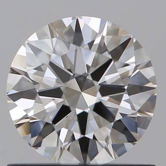 0.77 Carat Round E VVS1 EX GIA Natural Diamond