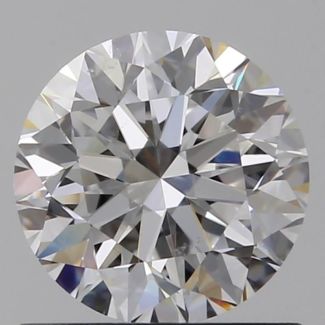 0.71 Carat Round D VS2 VG EX GIA Natural Diamond