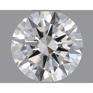 0.47 Carat Round F VS1 EX GIA Natural Diamond