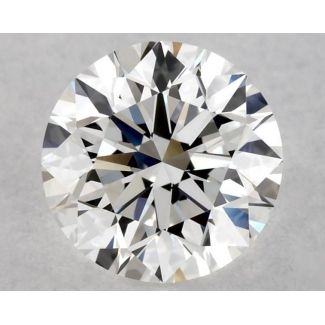 0.6 Carat Round F VVS1 EX GIA Natural Diamond