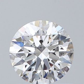 0.62 Carat Round E VVS2 EX GIA Natural Diamond