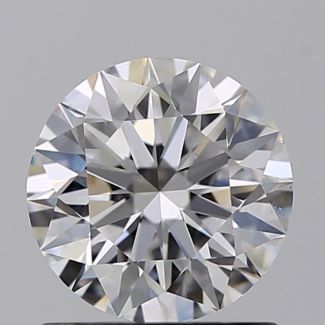 0.91 Carat Round D VS1 EX GIA Natural Diamond