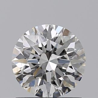 0.80 Carat Round H VS2 EX GIA Natural Diamond