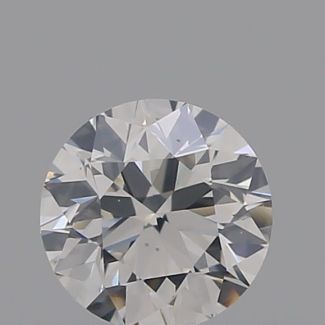 0.30 Carat Round F SI1 VG EX GIA Natural Diamond