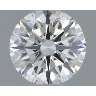 0.33 Carat Round I VVS1 EX GIA Natural Diamond