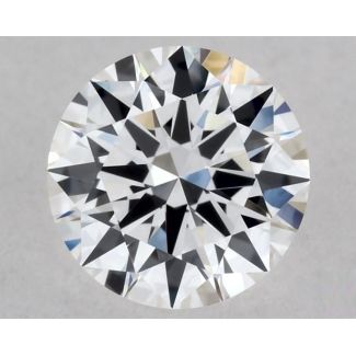 0.5 Carat Round E VVS2 EX GIA Natural Diamond