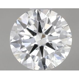 0.5 Carat Round F SI2 EX VG GIA Natural Diamond