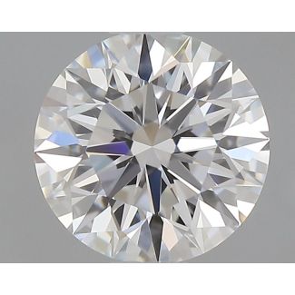 0.6 Carat Round D VVS1 EX GIA Natural Diamond